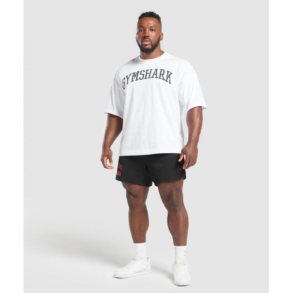 Gymshark Lifting Mesh 5 Shorts Black Conditioning Red A1b1j Bc1d