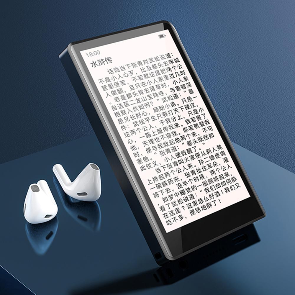 RUIZU H9 Bluetooth MP3 MP4-плеер 3,8-дюймовый сенсорный экран Металлический музыкальный плеер без потерь со встроенным динамиком Поддержка TF-карты