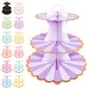 3-Layer Cupcake Stand Dessert Paper Display Rack Birthday Wedding Party Supplies
