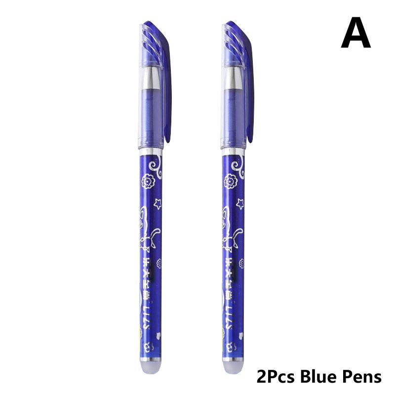 0,5 мм сине-черные канцелярские принадлежности 20 шт. моющийся ластик для школьных офисных ручек сменные стержни для стираемых ручек набор