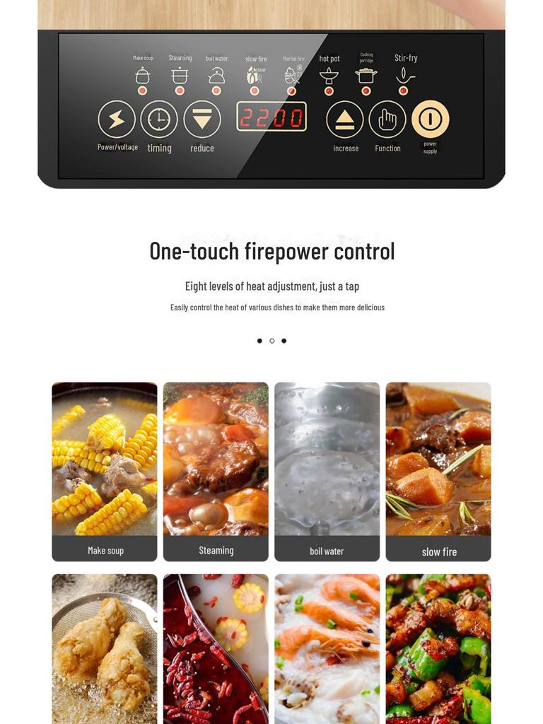 Electric Ceramic Induction Cooker 110V for Middle East Markets