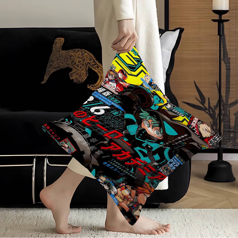 Amine My Hero Academia Kaminari Denki Cushion Cover Car Throw Pillow Case For Sofa Car Christmas Gift 40X40Cm 45X45Cm