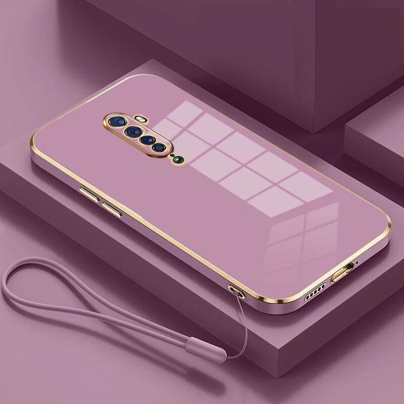Чехол для OPPO Reno2 F, чехол для телефона Oppo Reno2z Oppo Reno 2, чехол CPH1989 CPH1907, роскошный противоударный чехол с квадратным покрытием