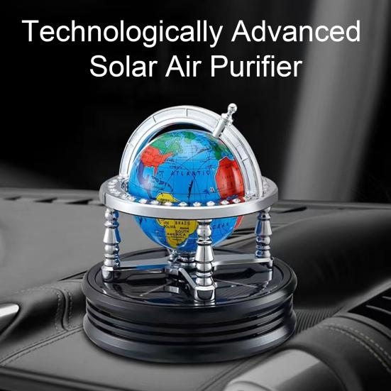 Солнечный автомобильный глобус, ароматерапия, вращающийся парфюмерный декор, очиститель воздуха, экологически чистый очиститель запаха, безопасный аромат