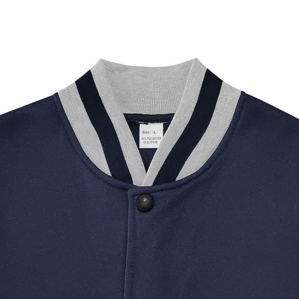 2025 Европейская и американская мужская модная осенне-зимняя куртка-кардиган на пуговицах в стиле бейсбольной куртки пэчворк