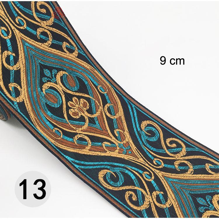 1 м красочная цветочная шотландская лента, рождественские ленты, кружевная ткань