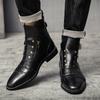 Fashion Men's Shoes New for High Quality Men Ankle Boots Male Classic Pointed Party Motorcycle Boots Chelsea Boots Winter Cowboy Boots