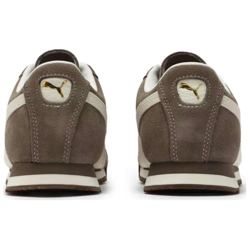 Puma Кроссовки Roma Suede Totally Taupe Unisex коричневые тепло-белые 398635-07