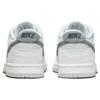Nike Детские кроссовки Dunk Low GS Reflective Swoosh Белый футбольно-серый Pure-Platinum FV0365-100