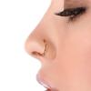 Jewelry Girls Fake Septum Women Men Nose Hoop Rings Twisted Rope Titanium Ring Fake Nose Ring