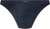 Bikini Size Combed Stretch Solid Color G-Station Men's Low-Rise Briefs, M, Navy, Cotton, Cotton, Tagless,