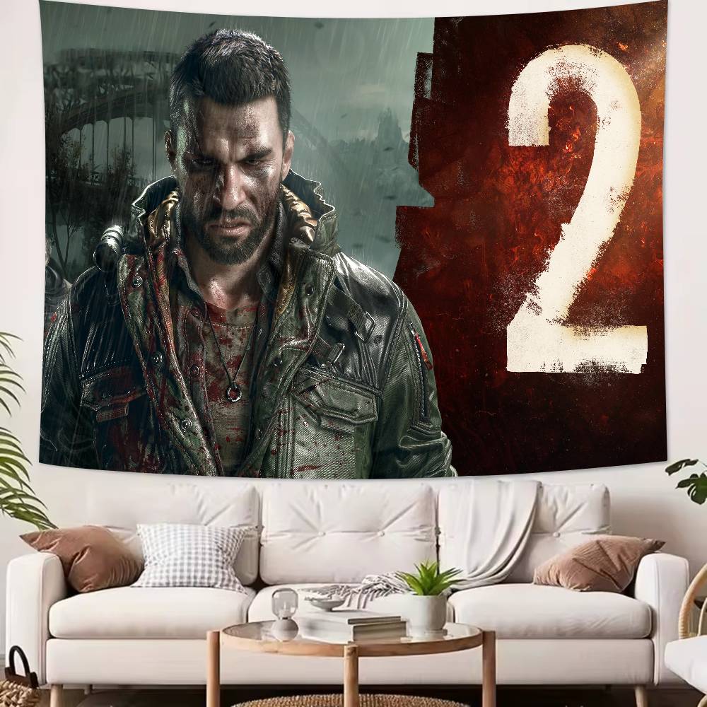 Модная Игра Крутая Dying Light Зверь Гобелен Популярное Украшение Комнаты Настенный Гобелен Арт-Комната Декор Дома Настенное Искусство Декор