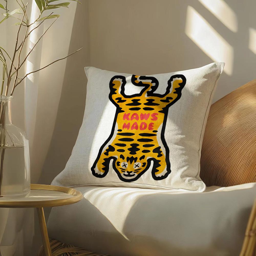 DDashionCuteMMadeNigoCartoonHHumans Pillow Case pillowcase doublesided printed sofa cushion bedroom headboard