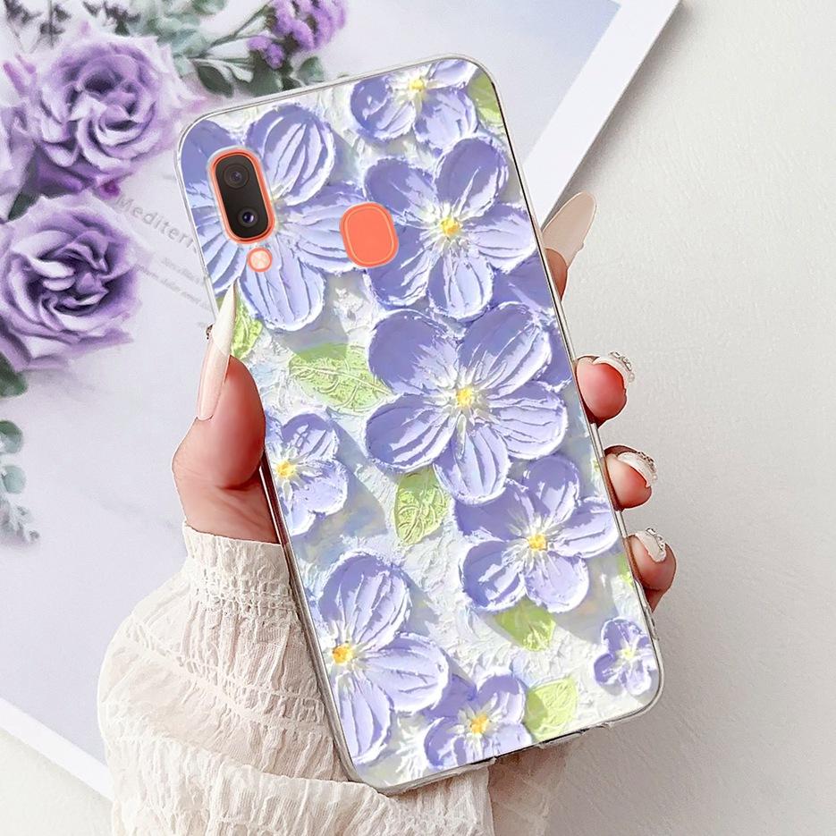 Чехол для Samsung Galaxy A20e SM-A202F Популярный Модный Расписной Чехол Мягкий Силиконовый Чехол для Телефона Для Samsung A20e A202F Fundas Coque