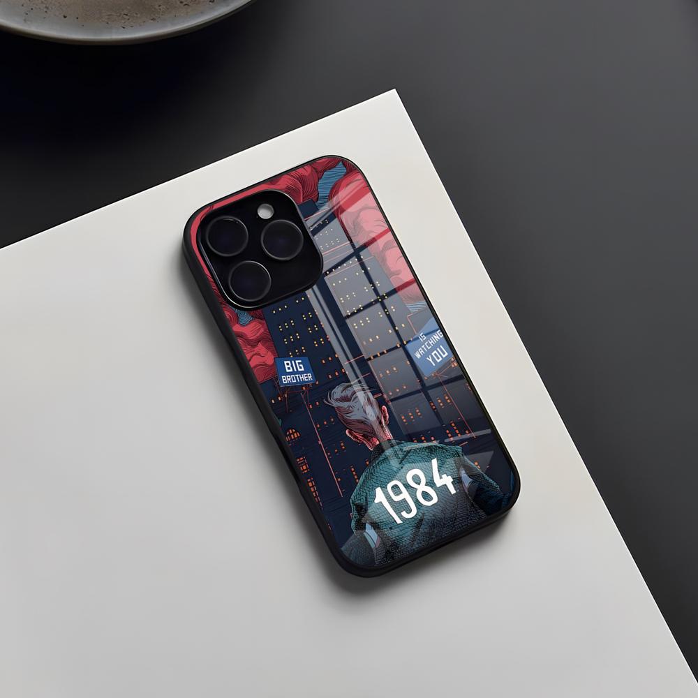 1984 George Orwell Phone Case For IPhone 17 Pro Max 16 15 14 Pro Max 13 11 X Xs Xr 8 7Plus Glass Cover