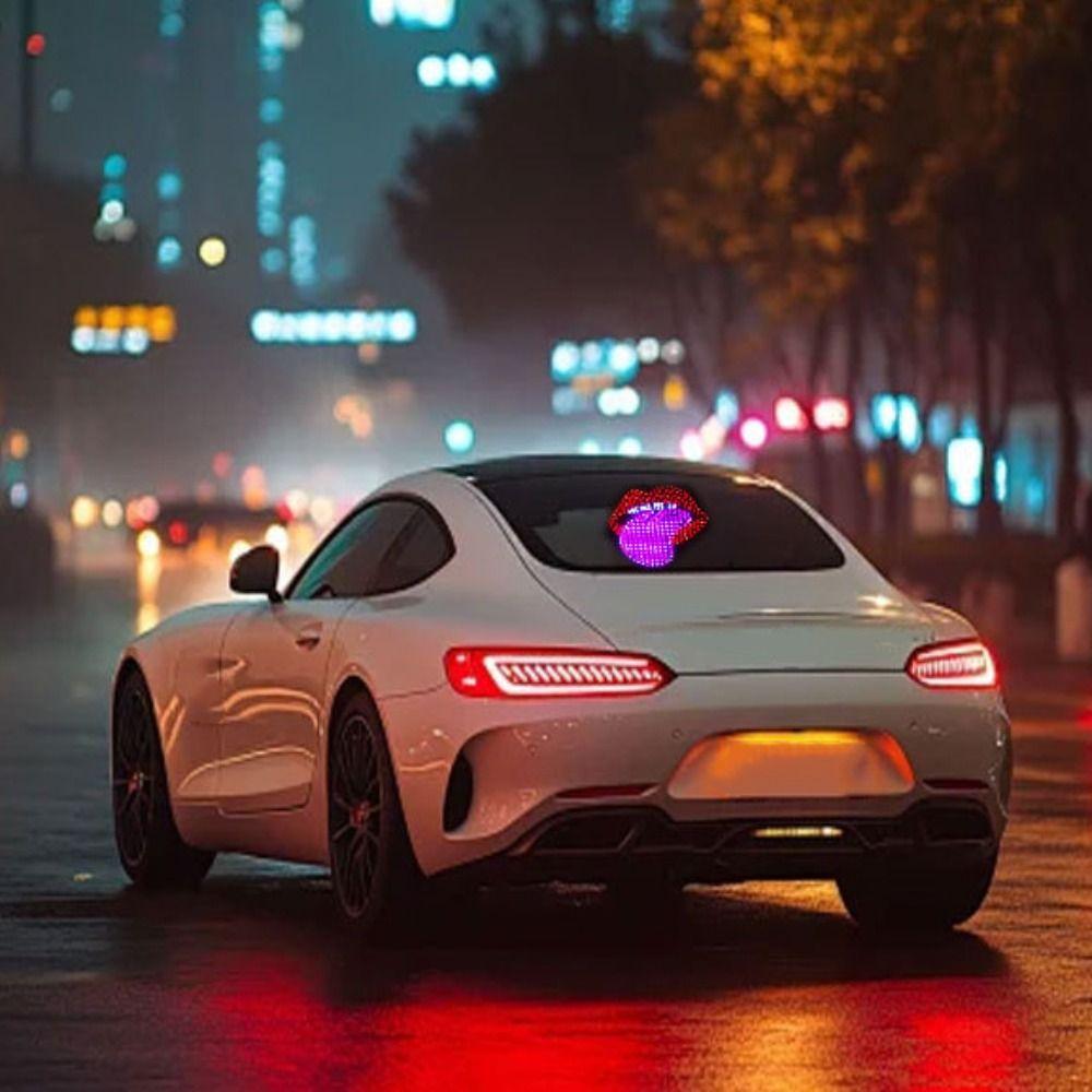 Creative Car LED Decorative Lights Self-adhesive Car Window Ambient Light Car Supplies