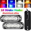 4LED Car Strobe Lights Warning Light Flashing Breakdown Emergency Light For Auto DRL Truck Trailer Beacon Lamp LED Side Light