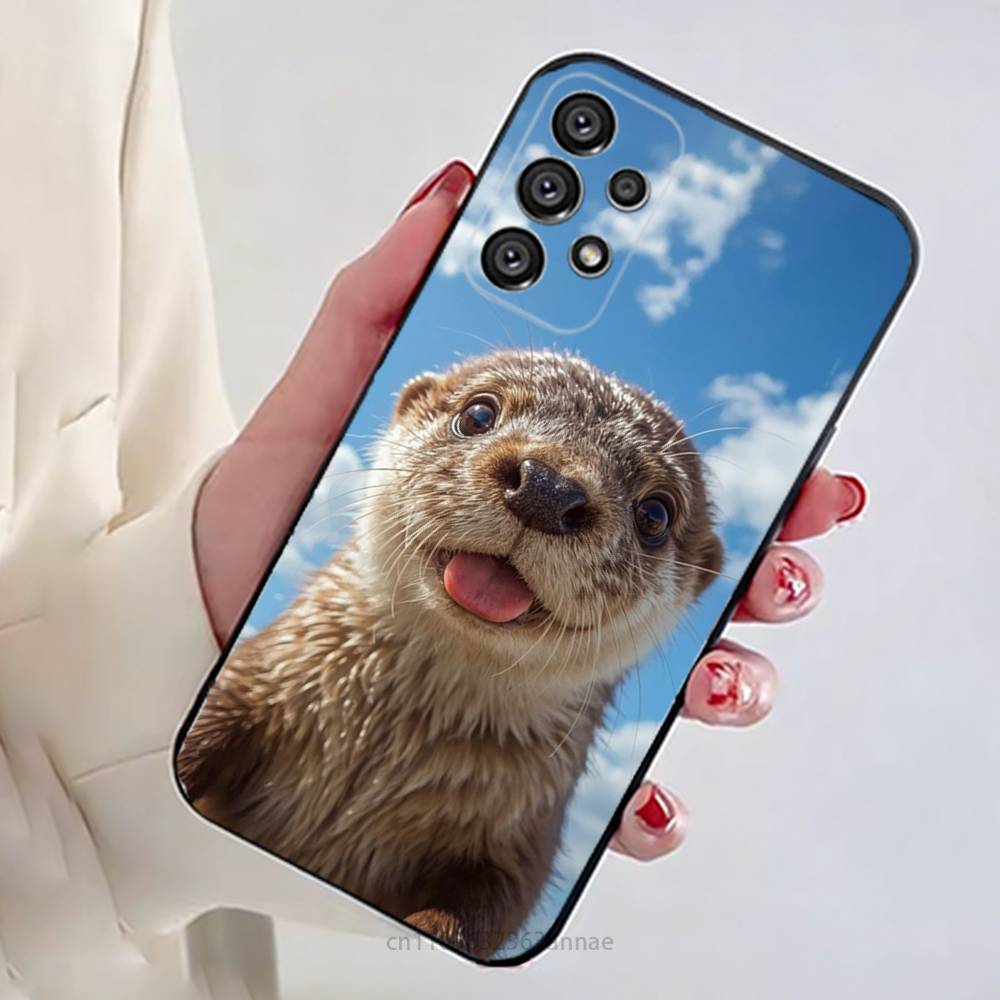 Морские выдры Животные Милый чехол для телефона для Samsung Galaxy A73,23,53,33,14,24,13,72,22,52,32,54,A34 Мягкий чехол