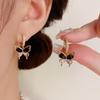 Black Butterfly Zircon Ear Cuffs: Elegant Fashionable Earrings for Women