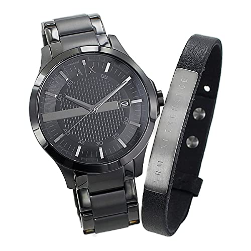 Armani Exchange Часы из нержавеющей стали браслет набор AX7101 с футляром для хранения мужские [предмет]