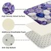 VIKAMA 2D Purple Pebble Carpet, A Soft And Comfortable Entrance Carpet, A Non-Slip Bathroom Mat, Home Decoration