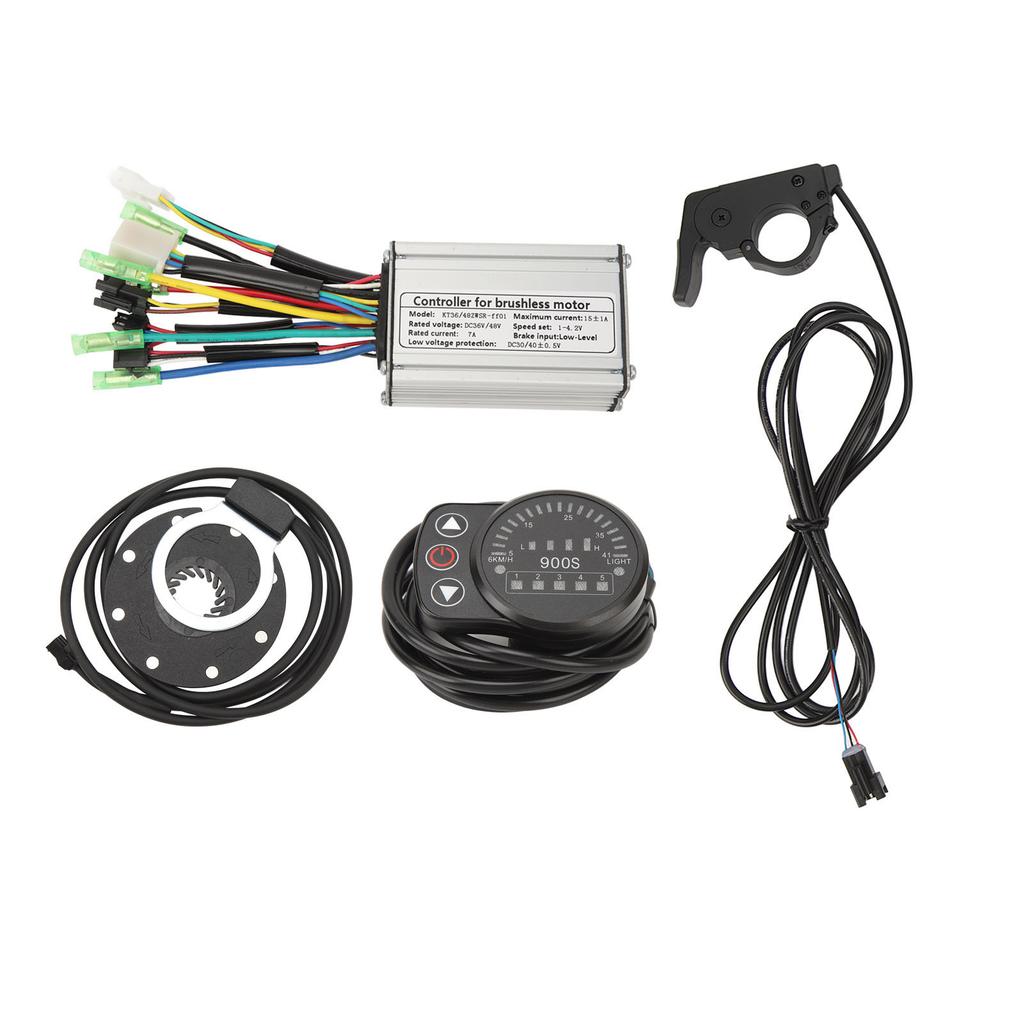 36V 48V 250W Electric Bike Conversion Kit Motor Controller Thumb Throttle PAS Pedal Assist Sensor Display Meter