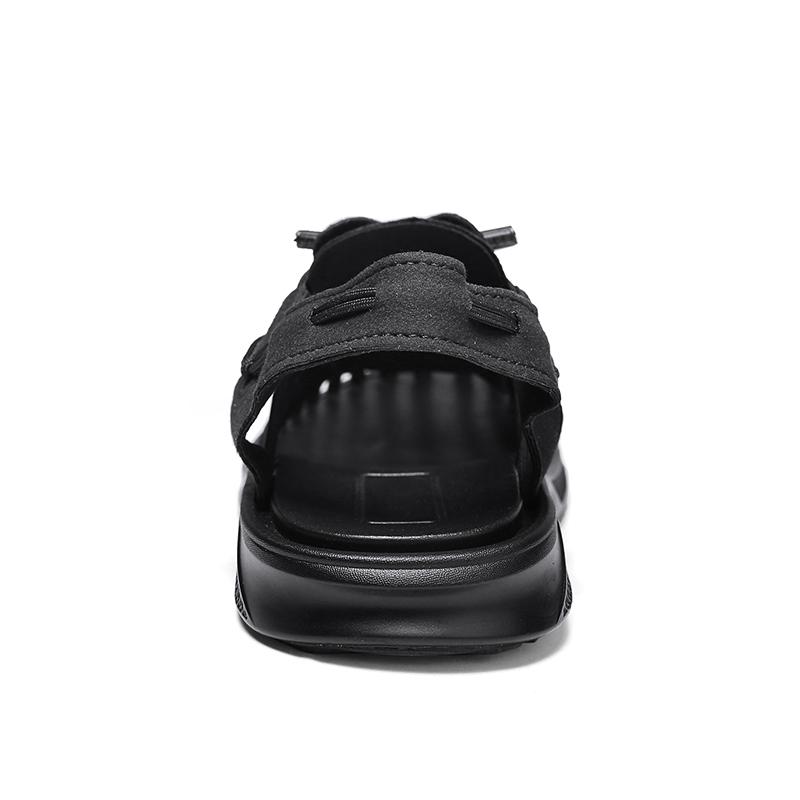Summer Men Sandals Weaving Design Outdoor Beach Sandals Breathable Casual Flat Soft Sole Footwear