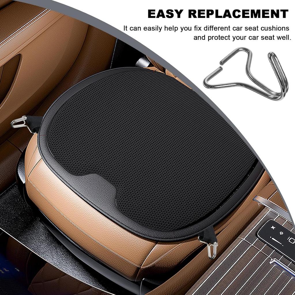 20 PCS Car Seat Cover Hooks, Fixing Hanger Fastener Locking Clip For Car Headrest Cover, Fixing Hook For Vehicle Seat Cushion Mat Tallation