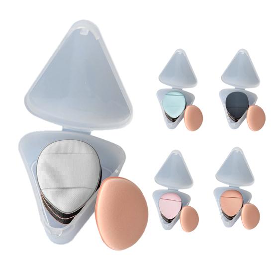 Пуховка для пальцев Высокая эластичность Напальчники Форма кончиков пальцев Маленькие тапочки Консилер Аксессуар Полиуретановая основа для макияжа Губка-пуховка