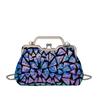 Multicolor Sequins Evening Bag Luxury Lock Luxury Chain Shoulder Crossbody Bag Lady Wedding Party Clutch Bag