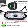 USB Rechargeable Wireless Remote Control Bicycle Tail Light Turn Signal LED Rear Light for Road Mountain Bike Riders
