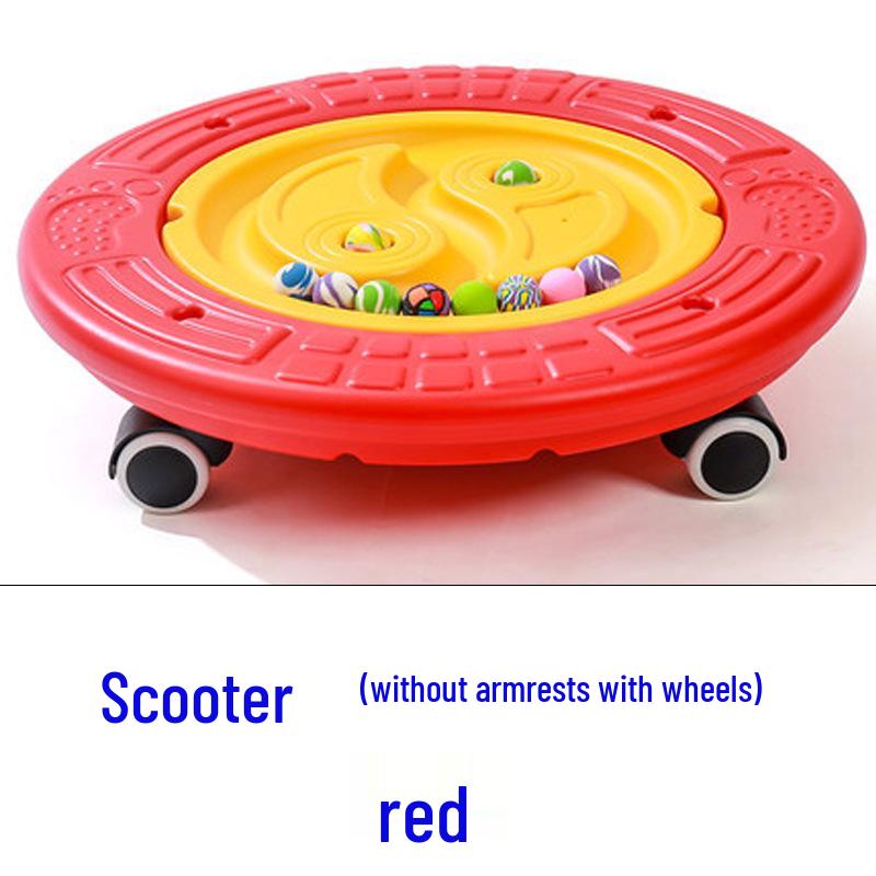 Детский сенсорный тренировочный самокат и набор балансировочных дисков