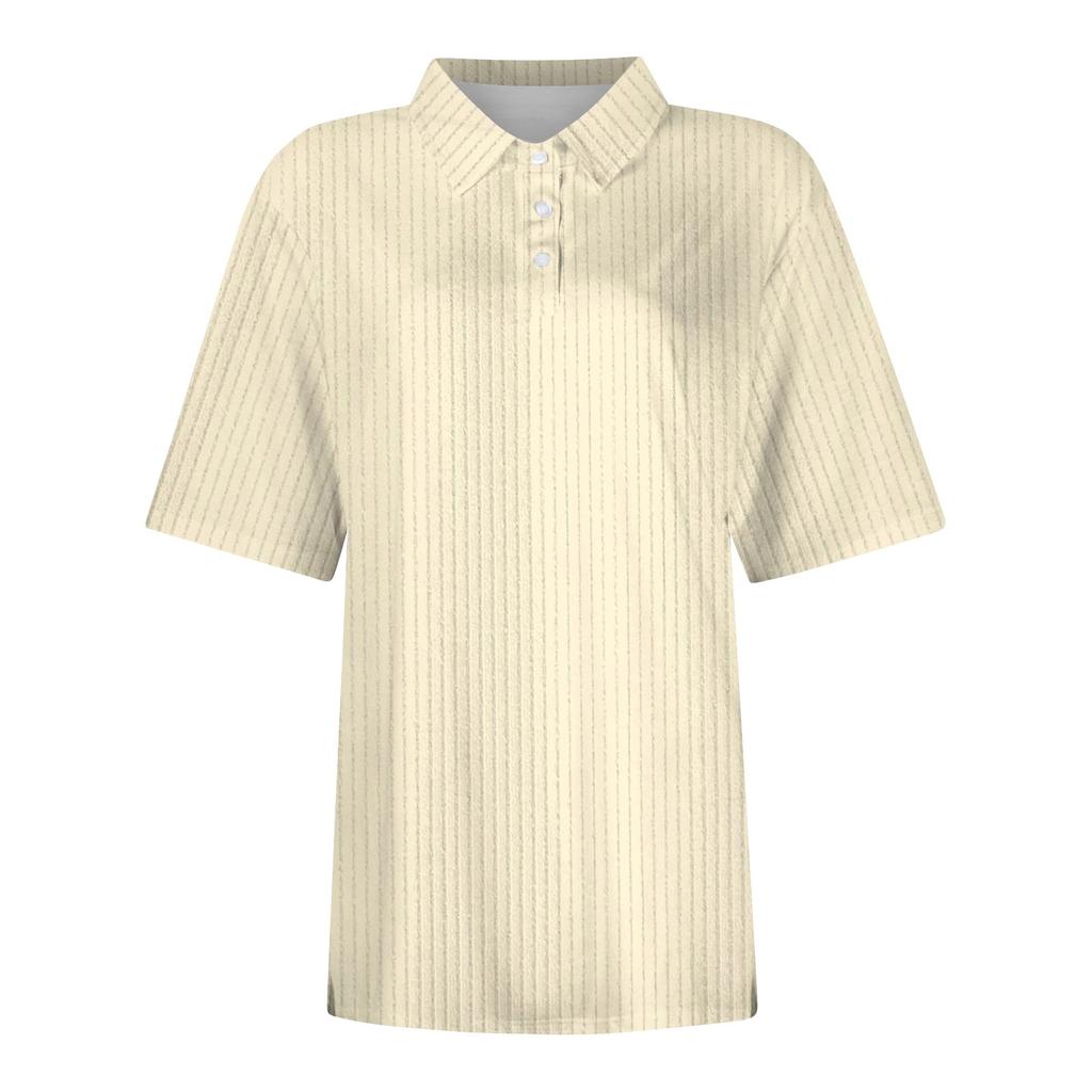 Женская мода Повседневная рубашка с лацканами и короткими рукавами, цветная, женские топы на пуговицах