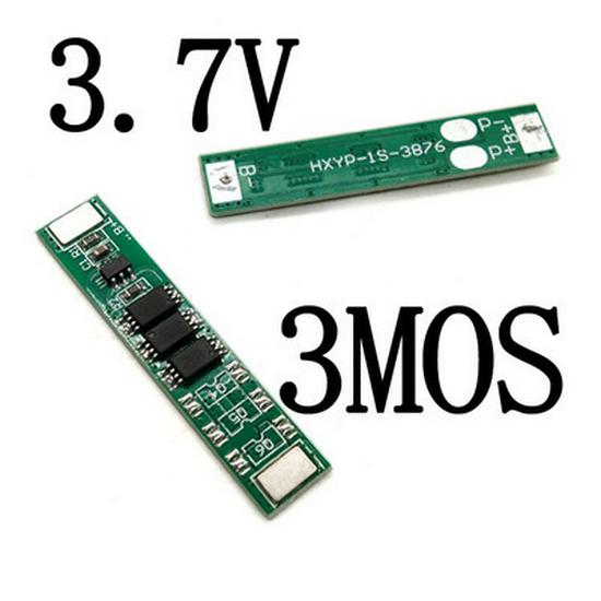 Single Cell 3.7V Lithium 18650 Polymer Battery Protection Board, 6-12A