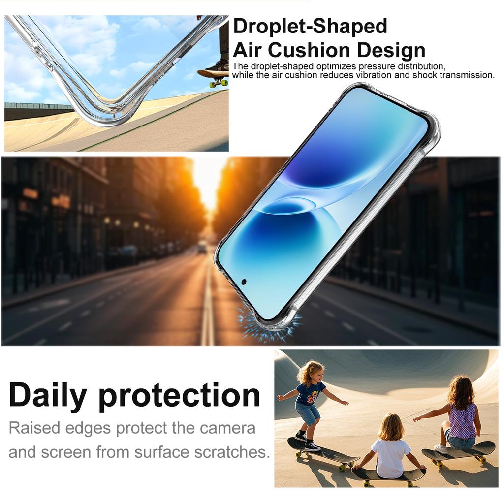 IMAK Чехол для vivo S50 Pro mini 5G, ТПУ Чехол для телефона, Подушка безопасности, Ударопрочная Защита