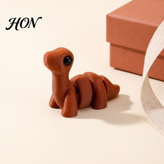 Articulated Miniature Figurines 3D Printed Dinosaur Toy, Mini Dino Action Figure, Themed Decor Movable Joints Desktop Decoration, Party Favors
