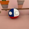 10cm Polandball Plush Toy UK Ukraine Germany Countryball Stuffed Doll Decoration