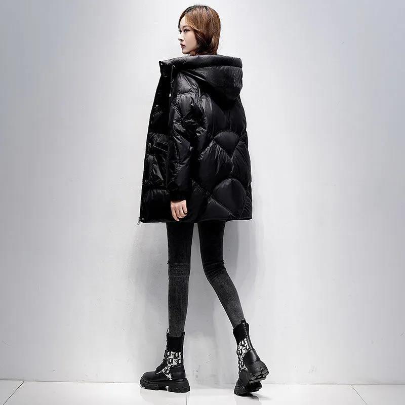 New Winterwear Collection: Korean Loose-fit Cotton Coat for Mom Fashoin Coat Down Cotton