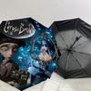 1pc Corpse Bride Automatic Open/Close Umbrella Compact Folding Umbrella with 8-Rib Shaft lightweight esign, for Women/Men1182A