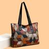 New Women's Bag Large Capacity Fashionable Texture Shoulder Bag Retro Flow Casual Simple Commuter Tote Bag