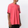Off-White Splitted Arrows Large Short Sleeve Loose Fit Red Men's OMAA038E191850102010