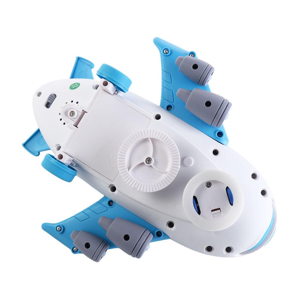 Plastic LED Lights Music Airplane Toys Blue/Pink Aircraft Toy Aircraft LED Plane Model  Kids