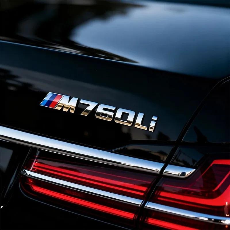 VYOJ1 Car 3D ABS Trunk Letters Logo Badge Emblem Decal Sticker For BMW M140 M145 M235 M240 M340 M530 M550 M760LI M135 E39 E60 E61 F48