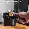 Coffee Knock Box Non-slip Rubber Base Shock-absorbent Barista Espresso Grounds Container Dump Bin Bucket Kitchen Cafe Supplies