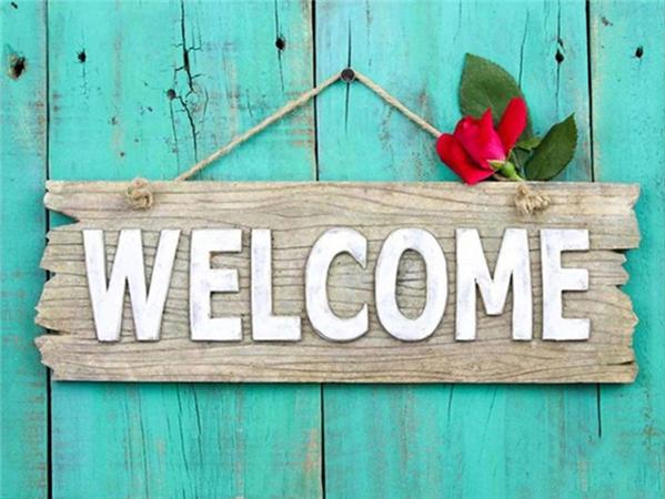 Круглая алмазная живопись с полной дрелью, милый домашний декор, мозаика, вышивка, приветственный текст, стразы, картины, алмазное искусство