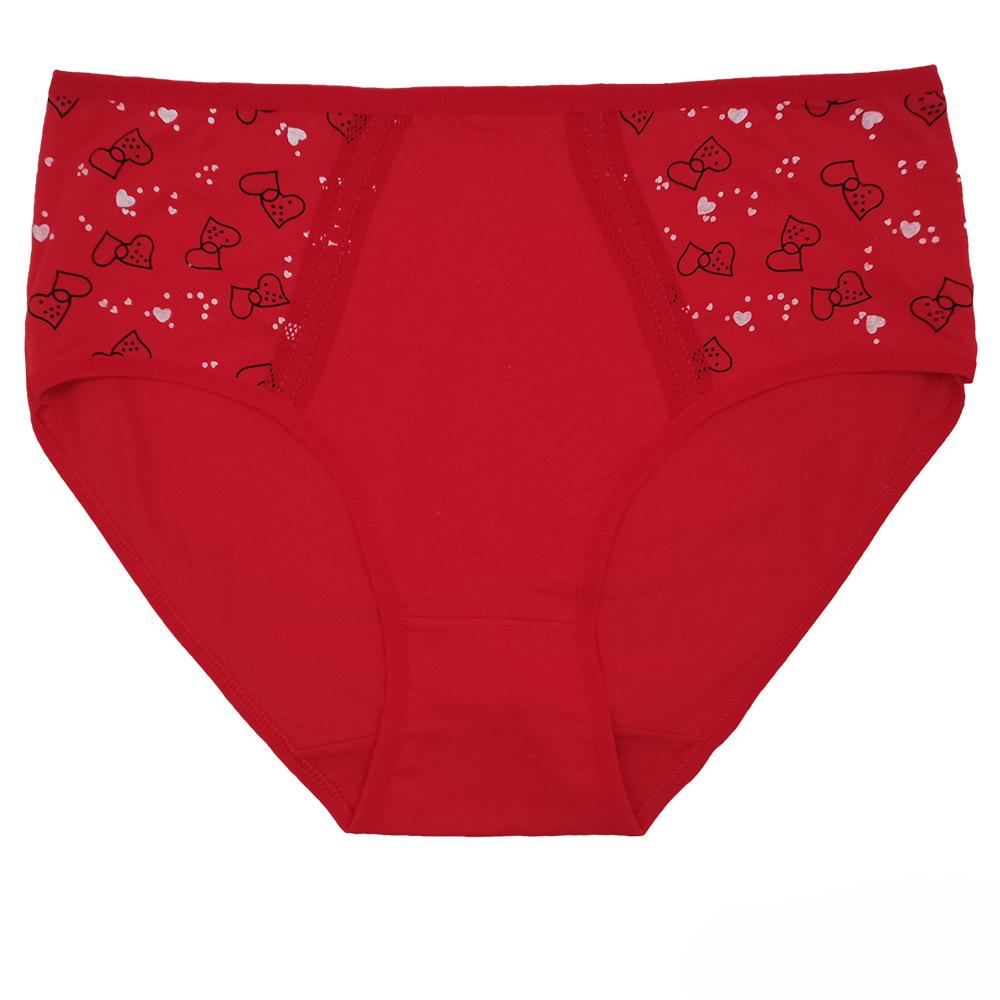 Женское нижнее белье с высокой талией, хлопковые женские трусики больших размеров, трусики, 6 шт./лот