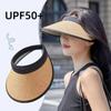 Large Eaves Beach Hat Sun Protection Empty Top Hat Sweet Straw Hat