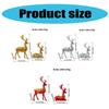 Creative Mooses Decorative Figurine Resins Art Elk Ornament Tabletop Deer Adornment for Home and Office