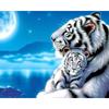 Diamond Painting Tiger & Moonlight Diamond Mosaic Picture Stitch Embroidery Pattern Embroidery