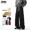 JEEP SPIRIT Men's Winter Loose Fit Pleated Cargo Pants